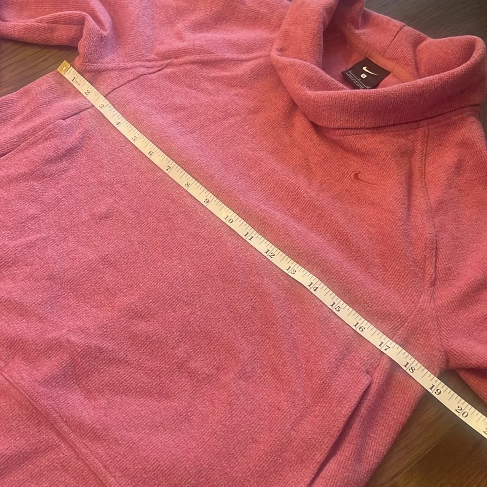 Nike Women's Pink cowl Neck Sweatshirt Small
